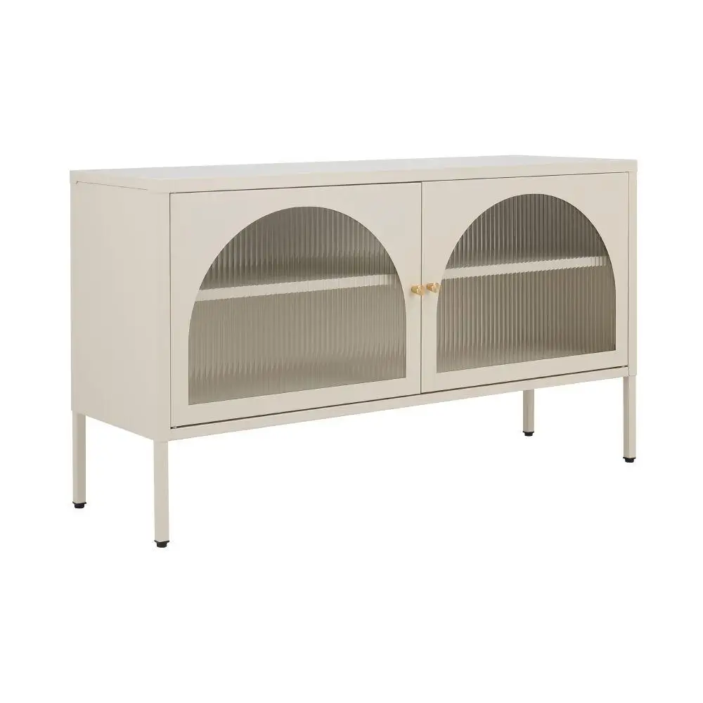 Minimalist Kitchen Cupboard Storage Cabinet White Iron Glass Luxury Kitchen Rack Usage Stainless Steel Modern Kitchen Furniture