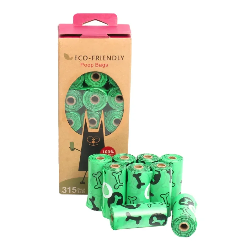 Wholesale Pet Waste Disposal EPI+HDPE Compostable Biodegradable Plastic Dog Poop Bag