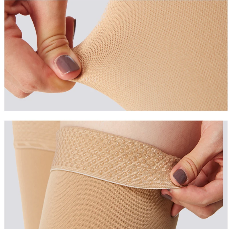 Customize High Quality  Elastic Varicose Stockings Medical 15-21mmhg Compression Socks