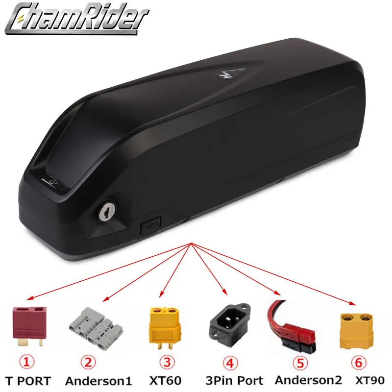 Оригинальная батарея 48V 19.2AH ebike Hailong1-2 40A BMS 350W 500W 750W 1000W 1500W 21700 Cell BBS02 BBS03