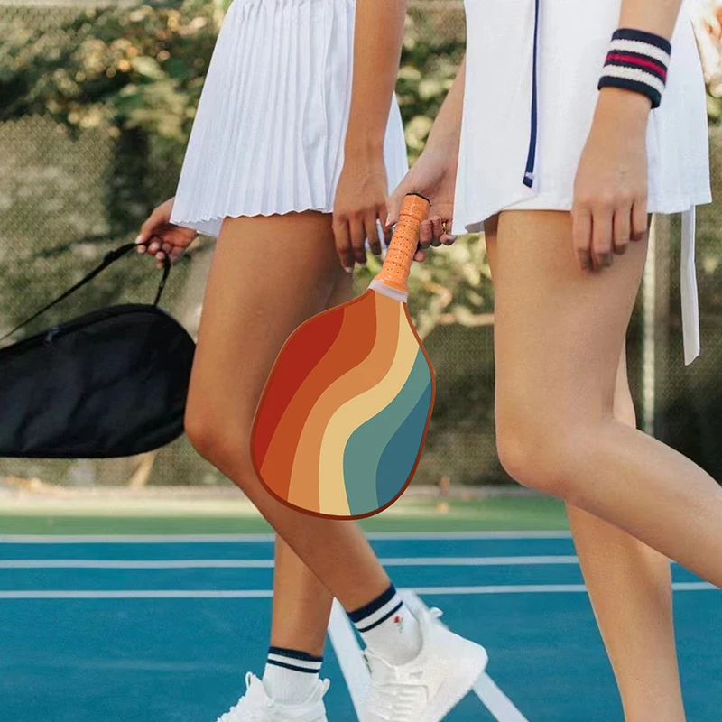 Wood pickleball paddle custom logo Wooden Pickleball Rackets