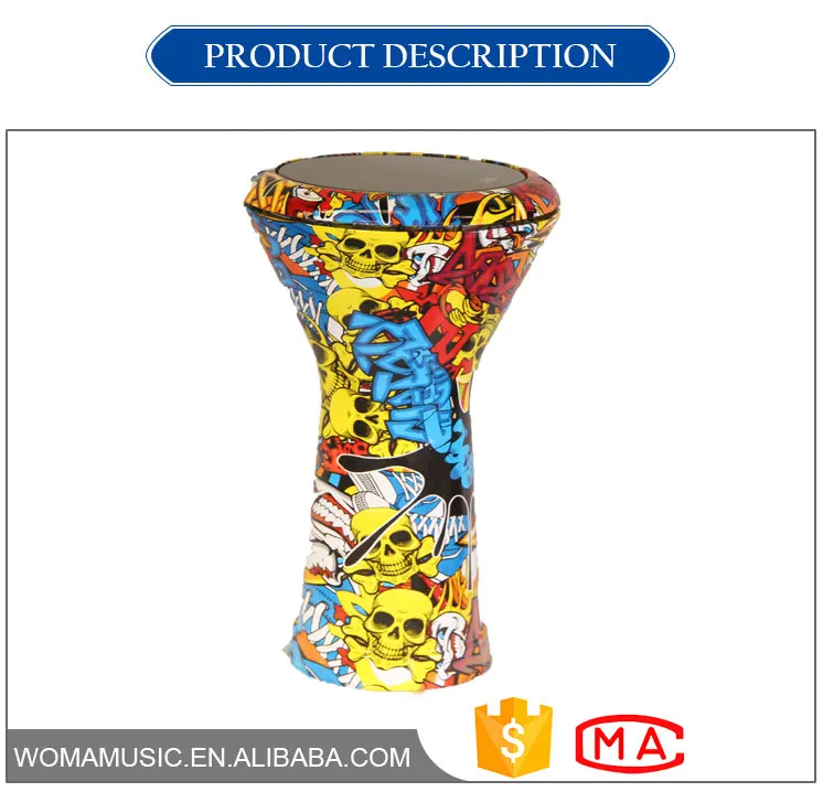 Hot Sale Classical Style Musical Instrument Aluminum Darbuka Drum Percussion Instrument