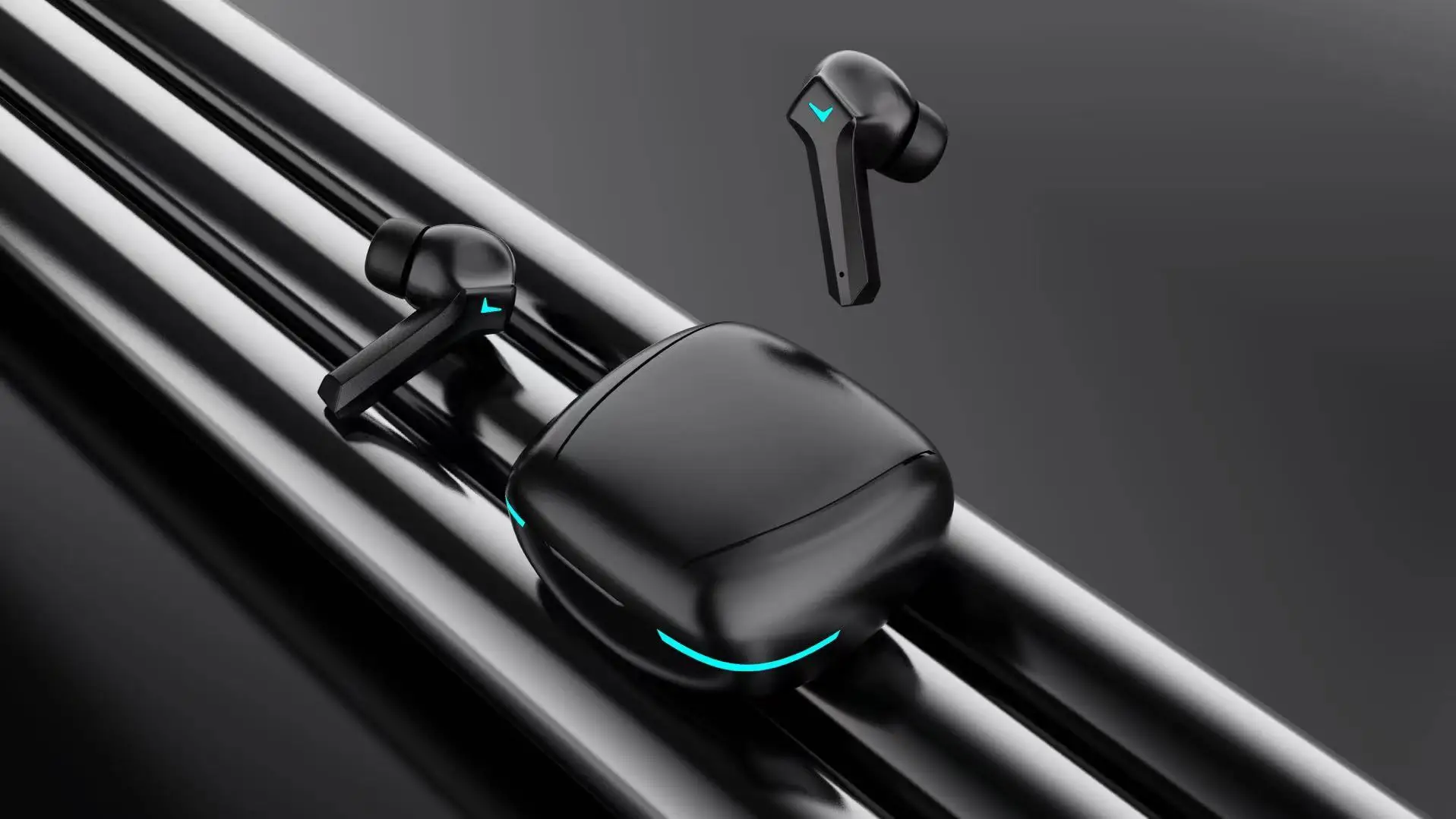 H5 tws wireless earphone gaming earphone with charge box sports ear buds with microphone ipx5 earphone & headphone & accessories