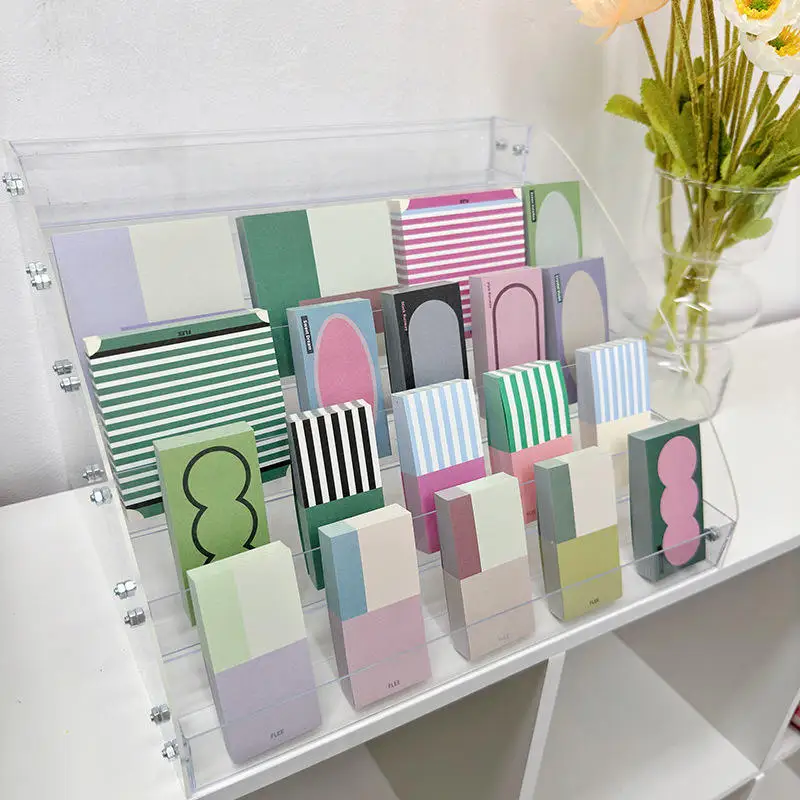 NEW 100sheet Sticky Notes Custom Notepad Kraft Paper Memo Pad for Writing 2024 Agenda Planner Office School Stationery Promotion