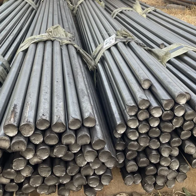 Black Carbon Steel Iron Bar 2023 Hot Selling a36 q195 q235b Round Rod Construction Concrete Iron Solid Bar