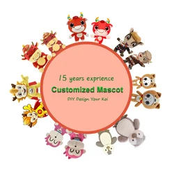 Promotion Stuffed Plush Toy Suppliers China factory Custom Logo Soft Plush Doll Mascots Toy
