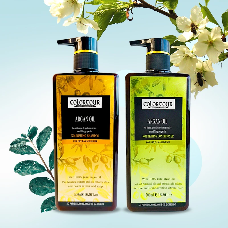 Factory price shampoo and care in one natural plant shampoo customize LOGO free sample shampoo and conditioner