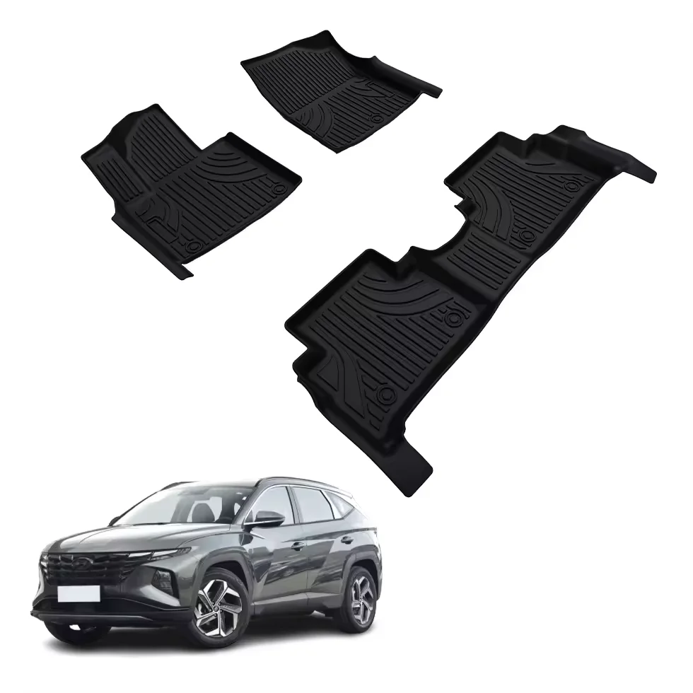 Auto parts 4X4 pick up truck carpets 3D TPE Rubber Car Floor Mats cargo liners for HYUNDAI TUCSON SANTAFE 2022
