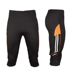Оптовая цена, мужские футбольные штаны 3/4, высококачественные тренировочные штаны