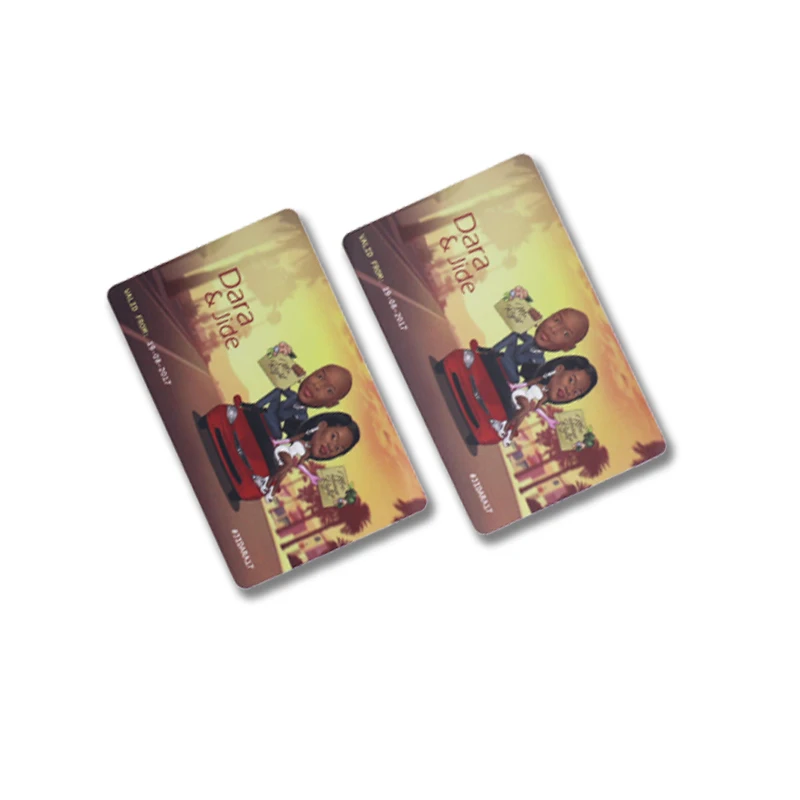 13,56 MHz CR80 Размер кредитной карты чистый перезаписываемый чип карта RFID