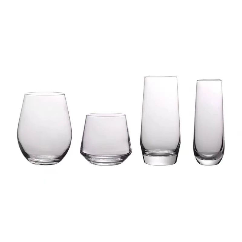 Заводская оптовая продажа, бессвинцовая чашка для хайбола, бокал для вина, прозрачное кухонное стекло для бренди