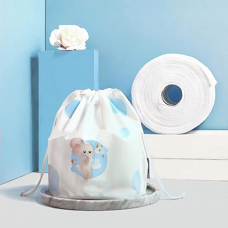 Disposable biodegradable Interfold hand Face Towel Cotton Tissue Paper Cheap Price  Soft disposable facial towel