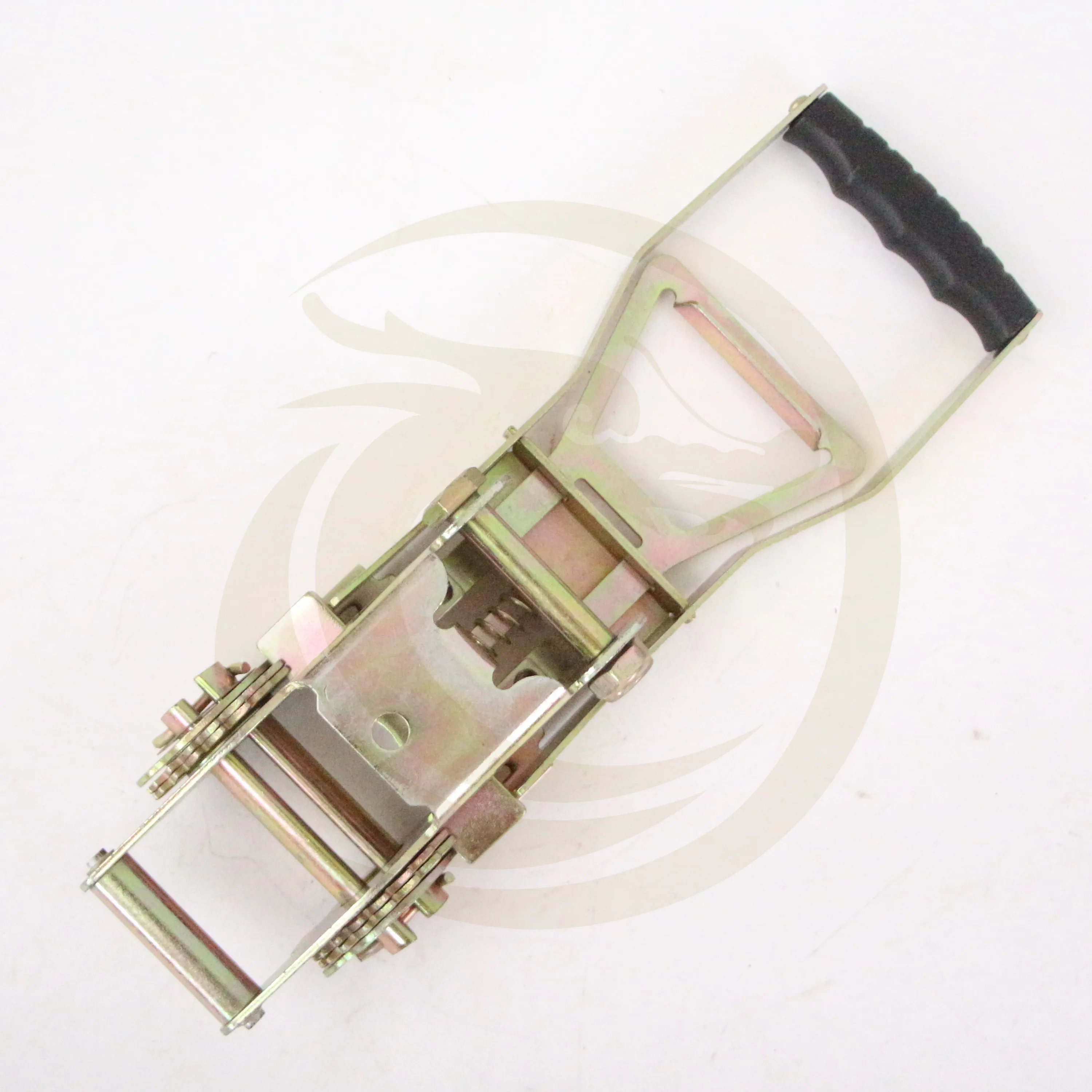 TUV GS Approved 2' Polyester European Type Ergo Retractable Ratchet Cargo Lashing Tie Down Transport Straps