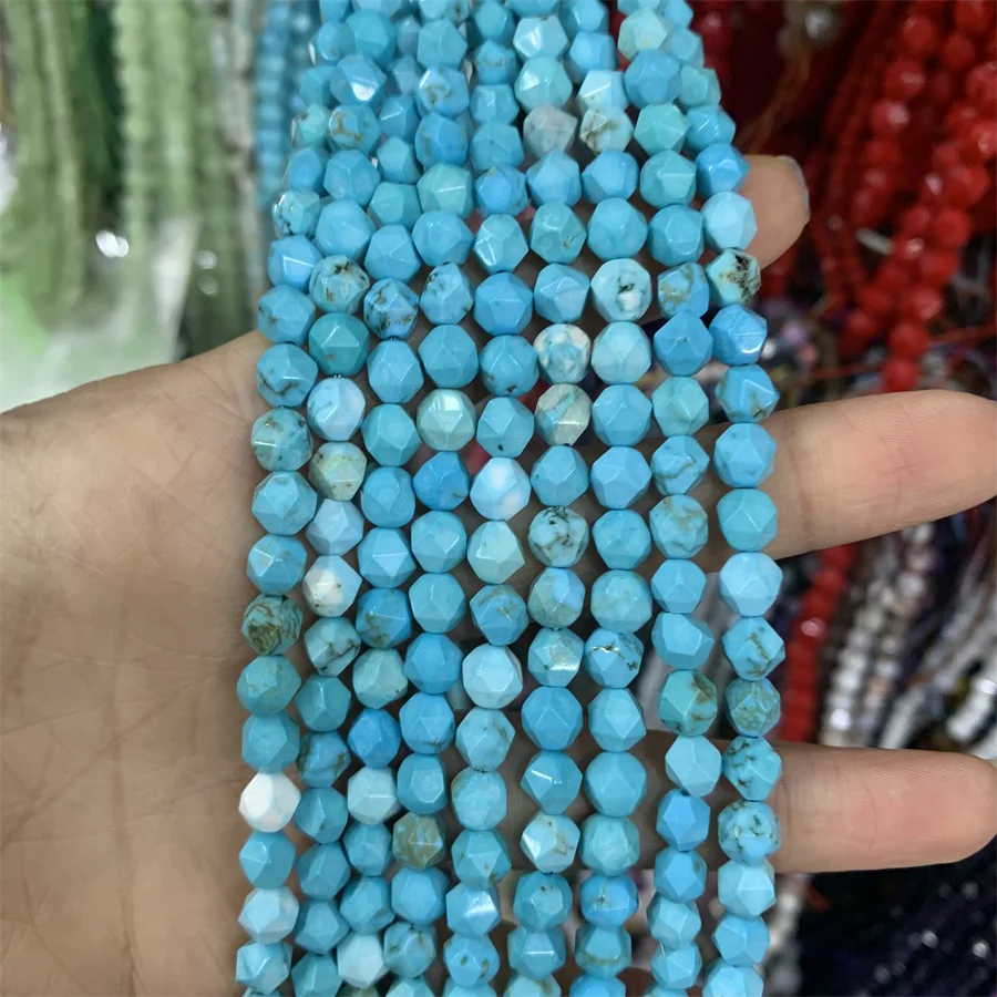 Hui Rui Wholesale 6mm Round Faceted Natural Stone Beads Jasper Agate Quartz Beads Loose Gemstone Beads For Jewelry Making