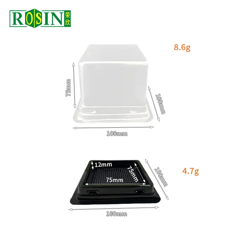 Blister Clear Bakery Pastry box packaging Dessert Plastic cake box