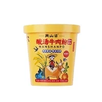 NANSHANPO Free sample food ramen low calorie instant bowl type  noodles chinese instant noodles