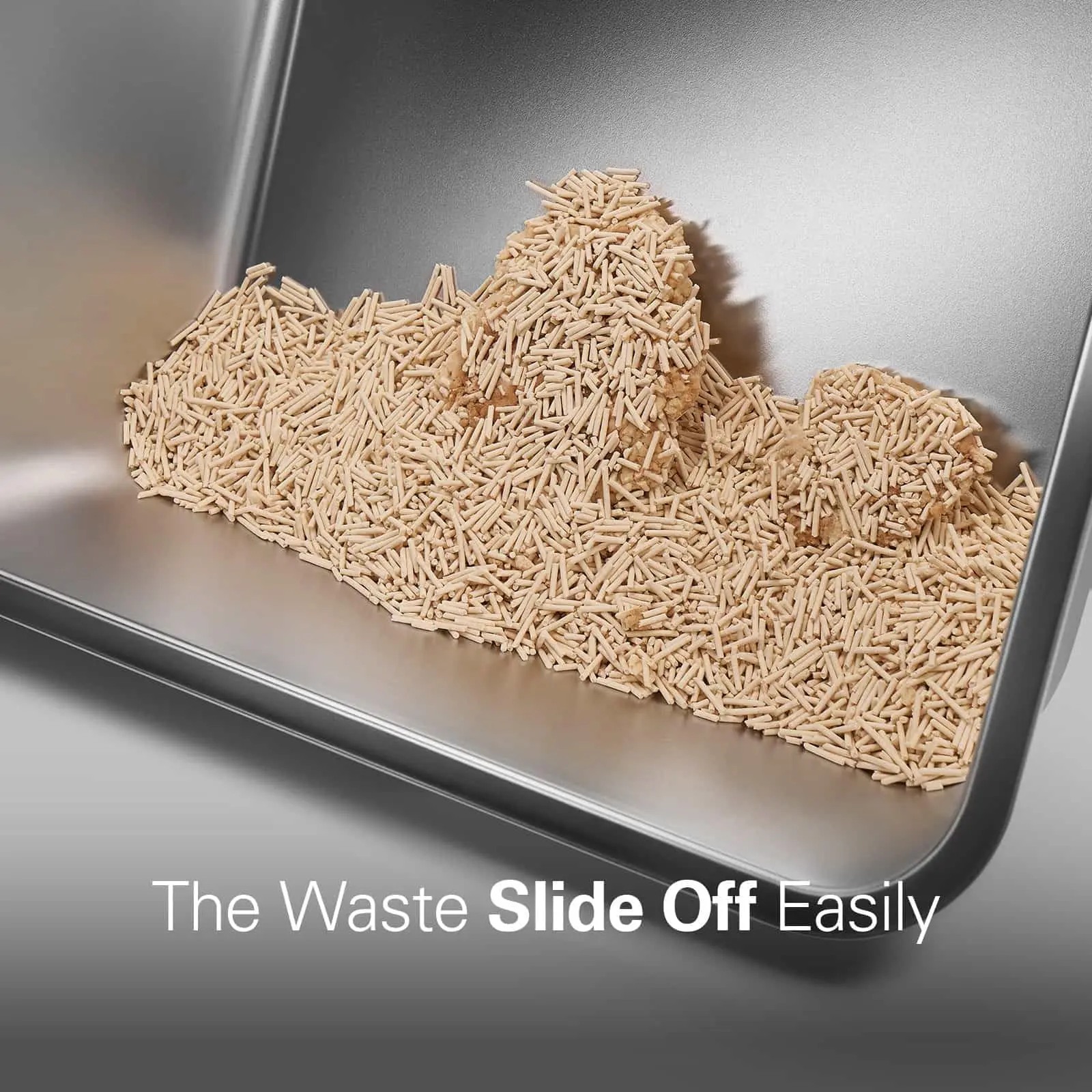 ZMaker Extra Large Stainless Steel Open Cat Litter Box with High Sides Metal Litter Pan for Cat