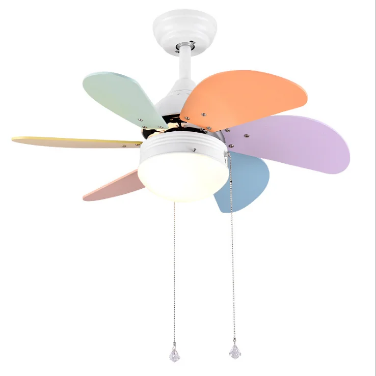 Factory Hot Sale 220V Remote Control Fan Minimalist Modern Led Lighting Ceiling Fan with Light Black Luminous Body Lamp