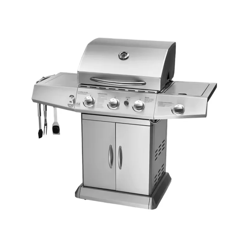 The Most Popular Export Quality OEM Design  Assembled Outdoor Stainless Steel Gas BBQ Grill