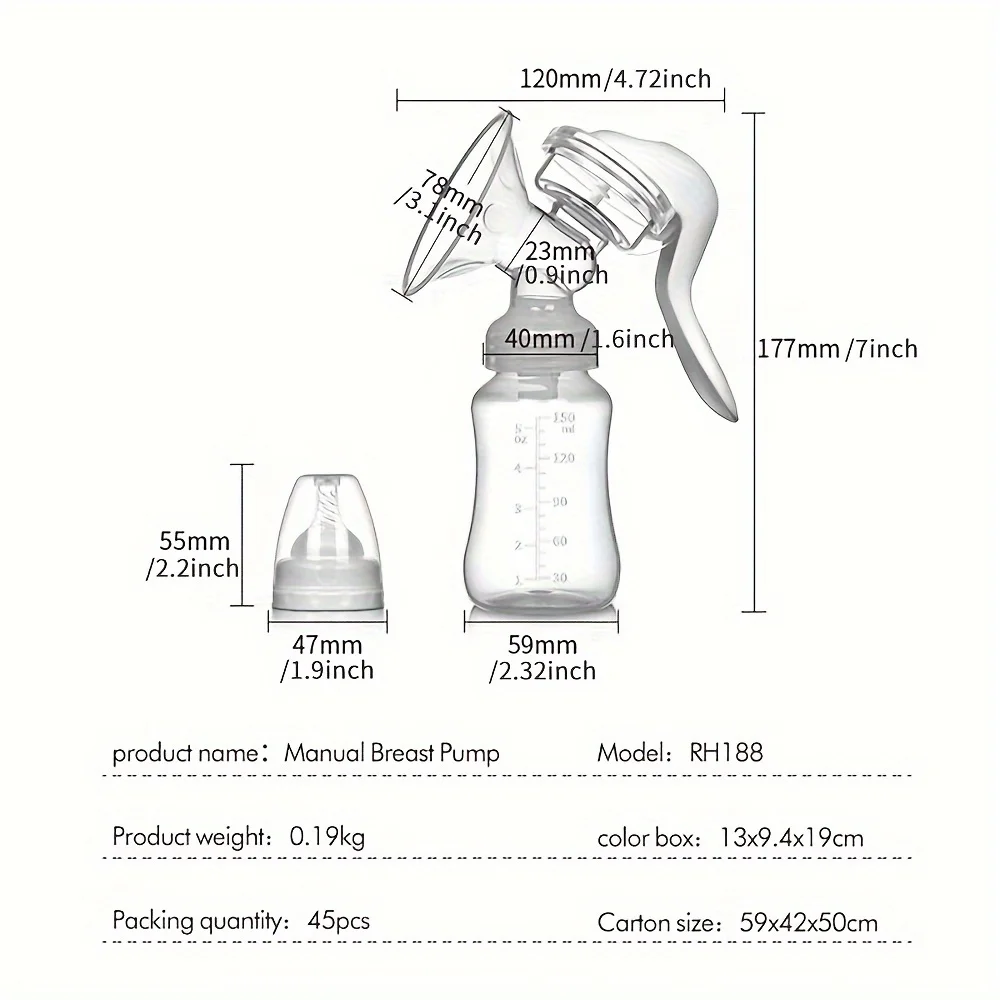 wholesale Breastmilk Savers Milk Collectors Portable Manual Breast Pump For Breastfeeding Moms
