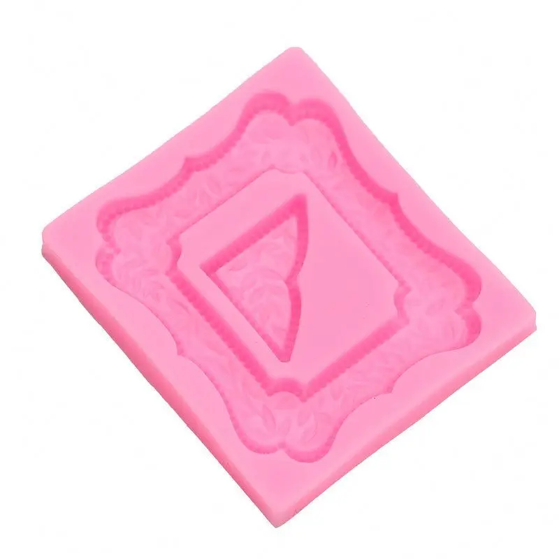 Wholesale price non stick chocolate cake baking pan tools silicone candy bar mold