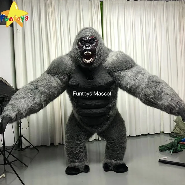  Funtoys CE Ape надувной костюм гориллы талисман 2 6 м King Kong пользовательский Аниме Косплей маскоте тема маскарадный наряд