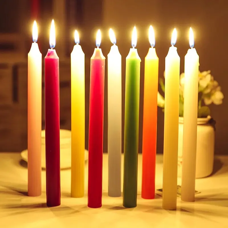 2024 New Arrivals 100% Natural Plant Wax /Paraffin Wax Taper Dinner Candle