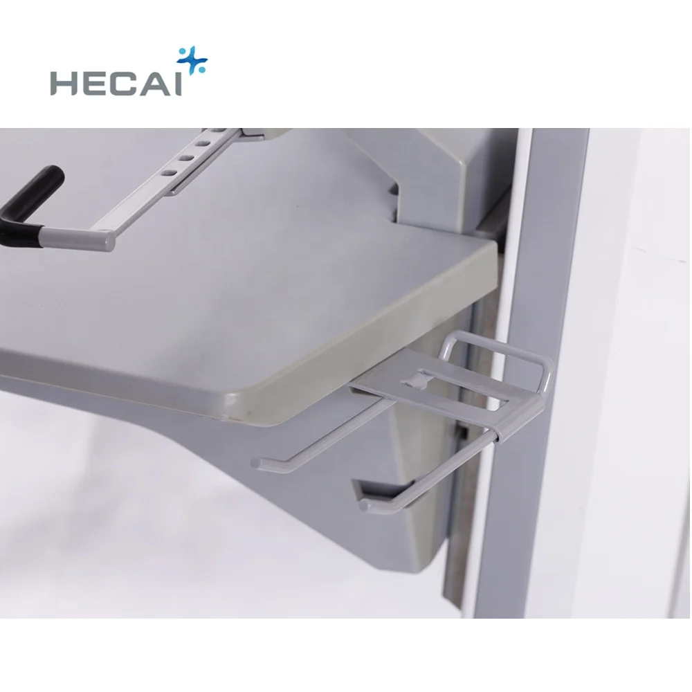 New Pattern Doctor Check-in Cart Nursing Computer Trolley With Wheels And Keyboard Tray Hospital Furniture