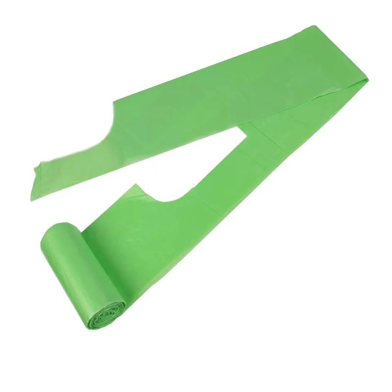 
2.6 gallon ASTM D6400 and EN13432 100% Biodegradable Compostable Garbage Trash Bag with Handle 