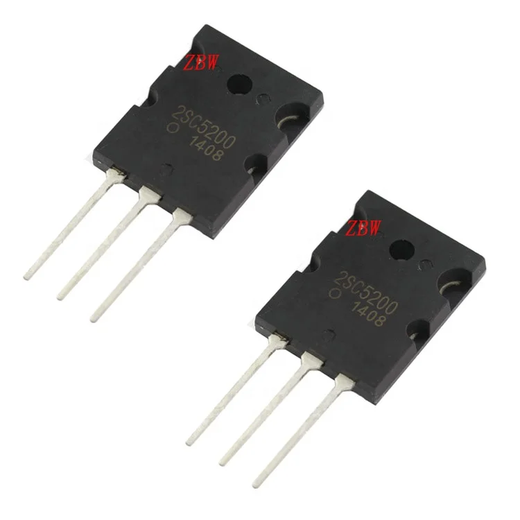 ZBW NPN PNP 230V 15A 150W audio transistor 2sc5200 2sa1943,power amplifier transistor 2sa1943 2sc5200,power transistor
