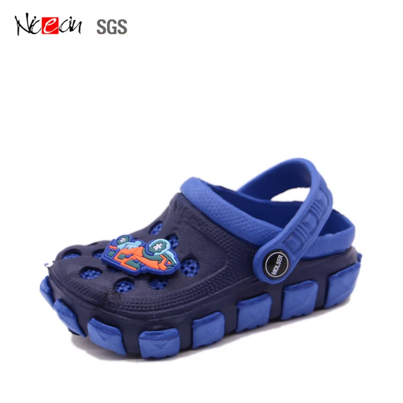 Летняя садовая обувь без шнуровки, удобное уличное украшение автомобиля, сабо для мальчиков