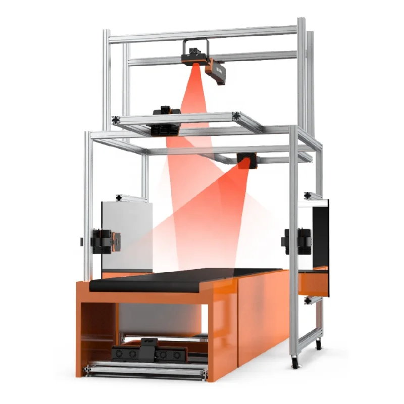 High Precision Six sides Scanner Belt Dynamic Dws Dimension Weight Scanning Machine System Conveyor