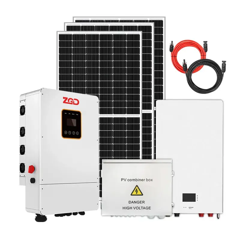 10KVA on grid solar inverter single phase 48V grid tie hybrid inverter with MPPT