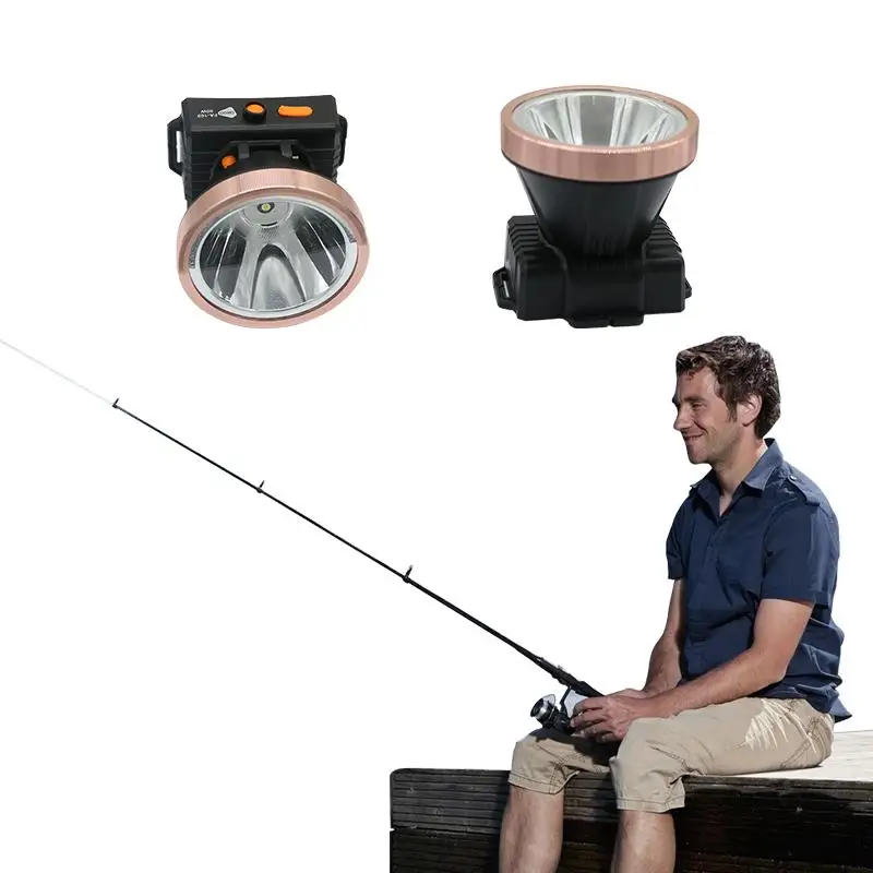 Headlamp Led Mining Light High Rechargeable Headlamps Headlight Bright With Cob Powerful Helmet Hunting 3  Fishing Head Lamp