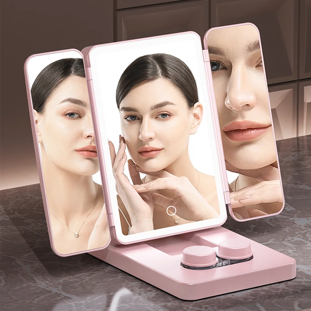Hot sale cosmetic mirror LED Makeup Mirror with washable contact lenses