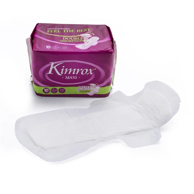 OEM Brand Organic Tampon Sanitary Pad from Sanitary Napkin Manufacturer Cotton Super Absorbent Disposable Day Regular Winged