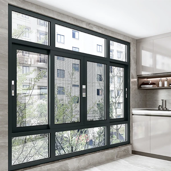 Clearview anodized 2023 bronze champagne color aluminum sliding window glass luxury sliding windows for home