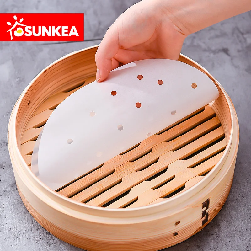 
Disposable food grade greaseproof steamer paper 