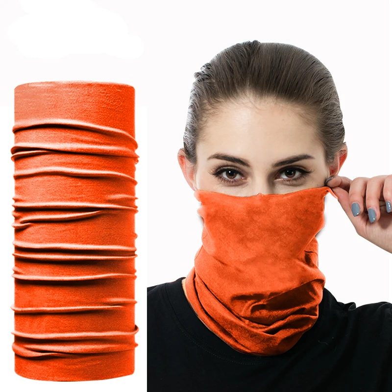 The US President Joseph Biden Said Use Black Orange Plain Tie Dye Red Blank White Bandana FaceMask