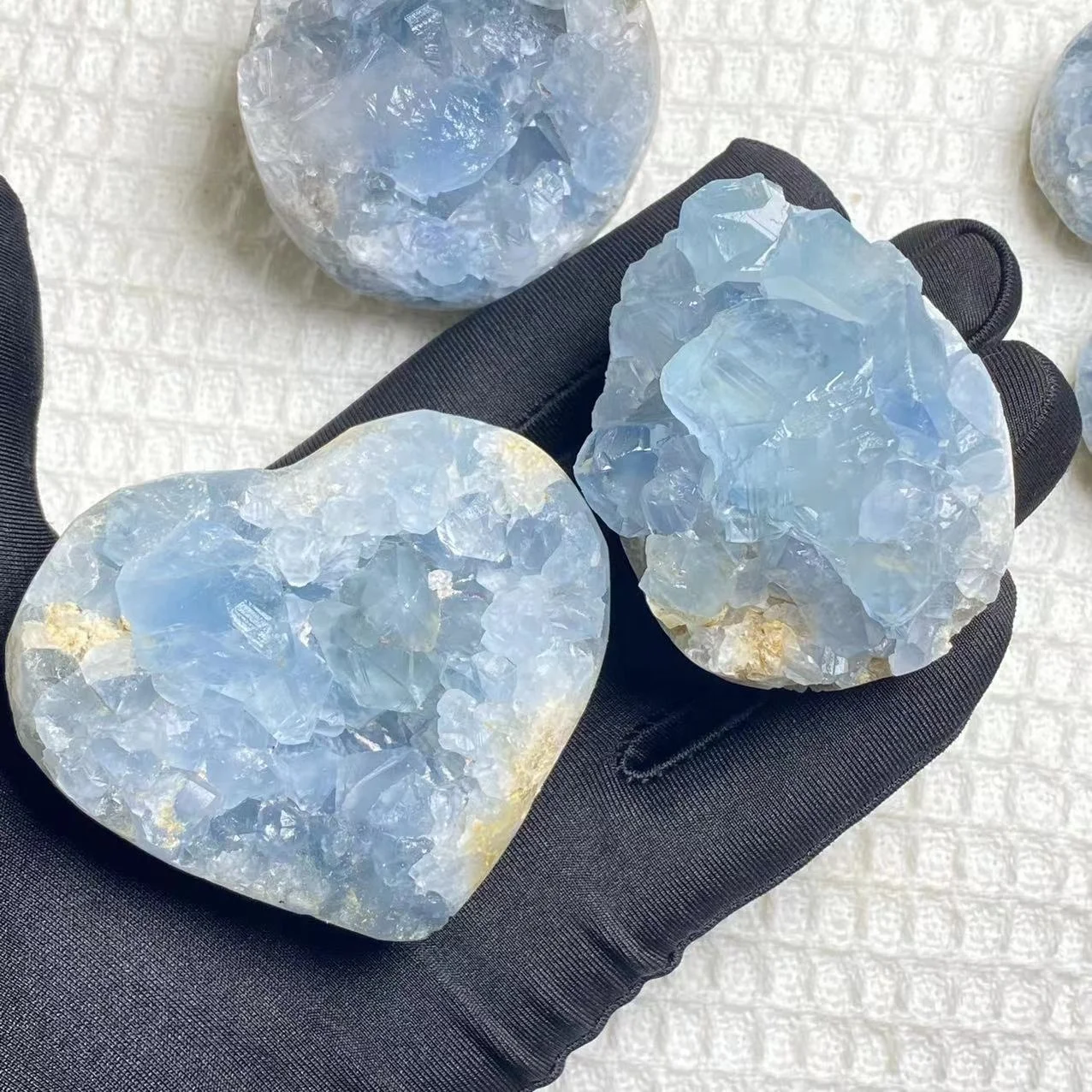 Wholesale Natural Celestite Cluster Specimen Gift For Crystal Mineral Lovers Reiki Healing Energy home decor