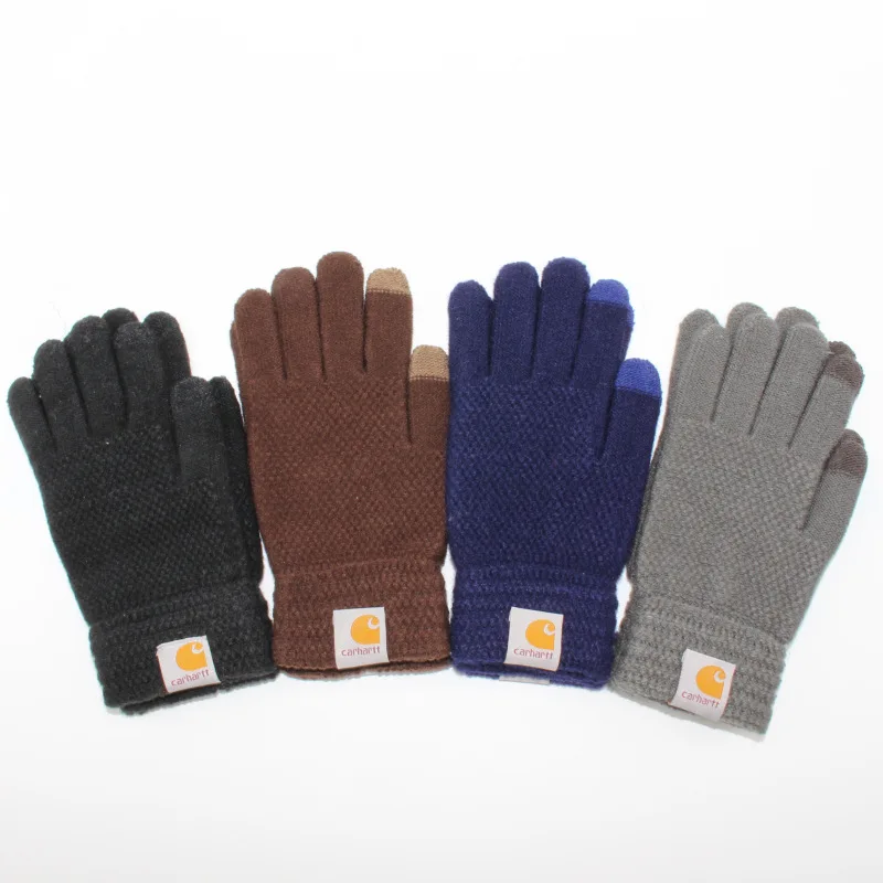 Winter Hand Warmer for Men Women, Upgraded Thicken Screen Conductive, Anti-Slip Silicone Gel, Thermal Soft Knit Lining