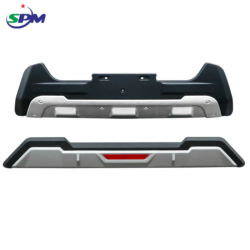 SPM ABS защита переднего и заднего бампера для toyota FORTUNER