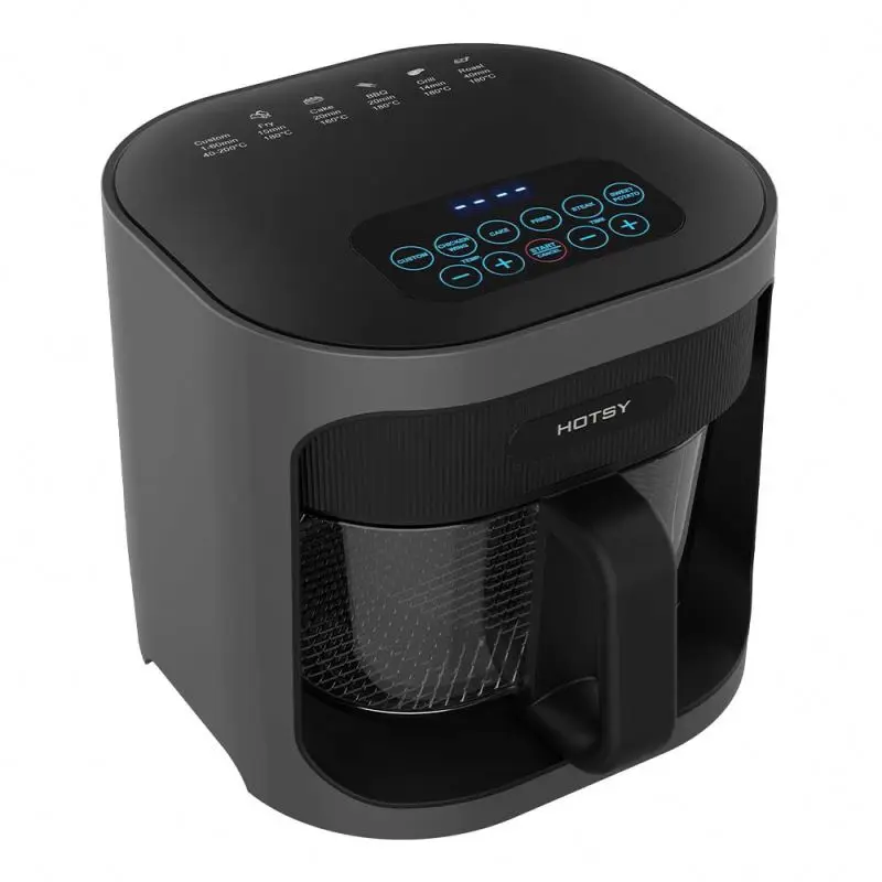 Air-Fryer Freidor De Aire Freidora Digital Deep Fryer 6 Litros Fritadeira Small 05L Air Dual Basket Double Glass