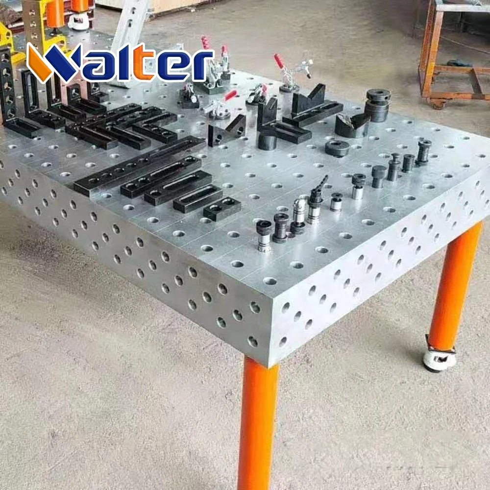 3D welding table  fixture system with fixture jigs stops supports accessories stock manufacturer ISO CE OEM 3D welding table