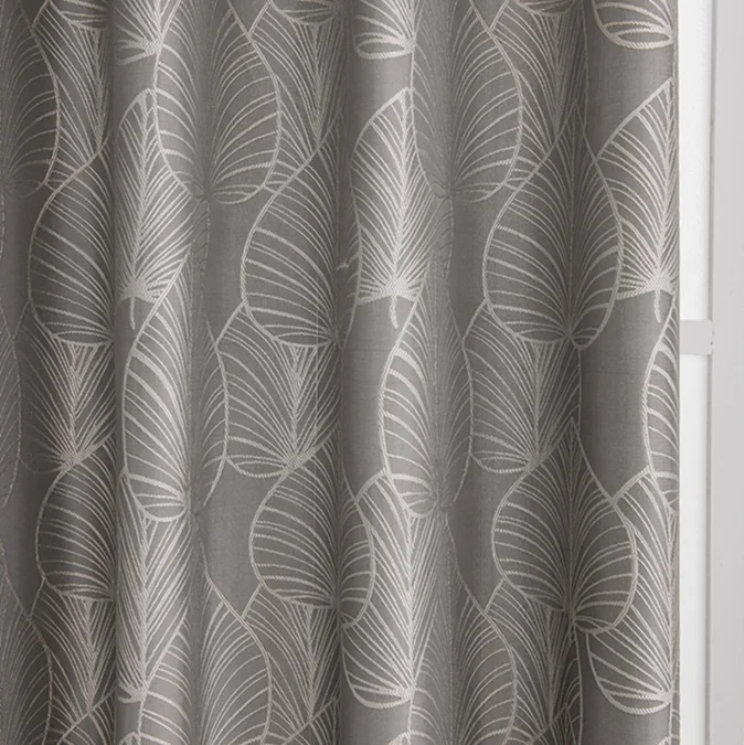 Hot Selling Jacquard Home Flat Window Decoration Fabric Modern Jacquard Curtains Luxury Living Room Curtains