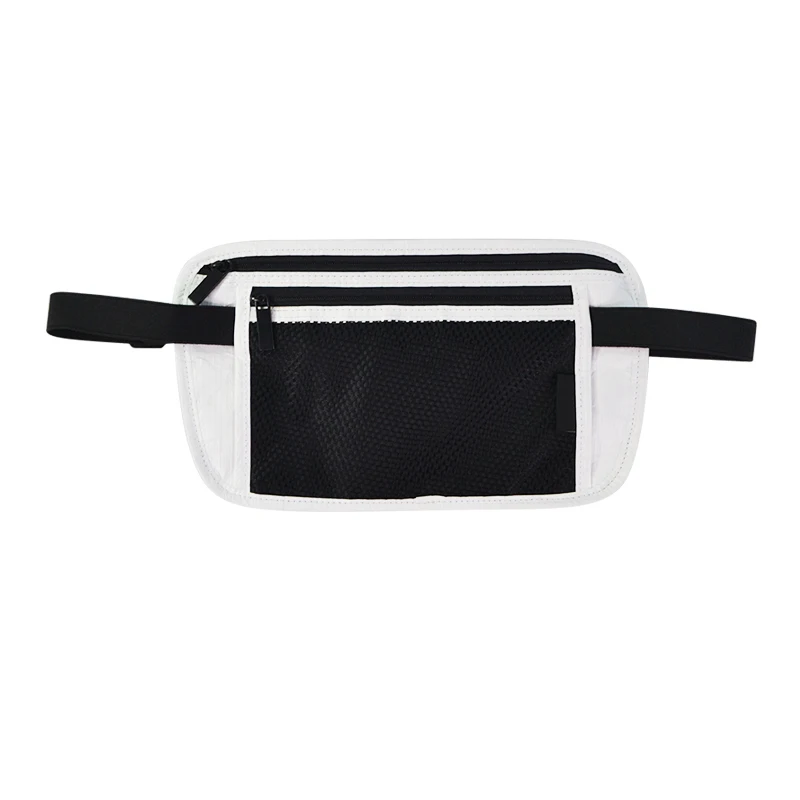 Custom Logo Design Outdoor Hiking Sports Waist Bag For Men Water Proof Cell Phone Bag Mesh Fitness Gym Casual Fanny Pack Running