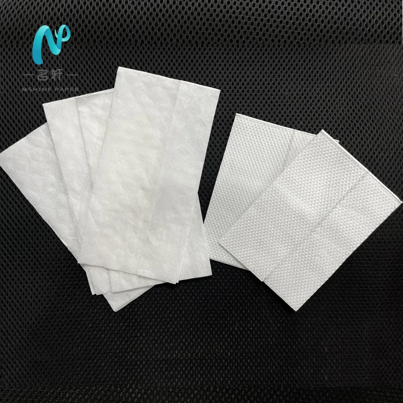 MingXuan Custom premium dinner napkin  paper bar napkins for restaurant  Tall Fold Paper Napkins