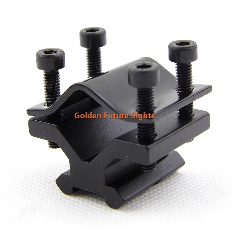 Adjustable Double Rail 20mm Weaver Barrel Mount Adapter