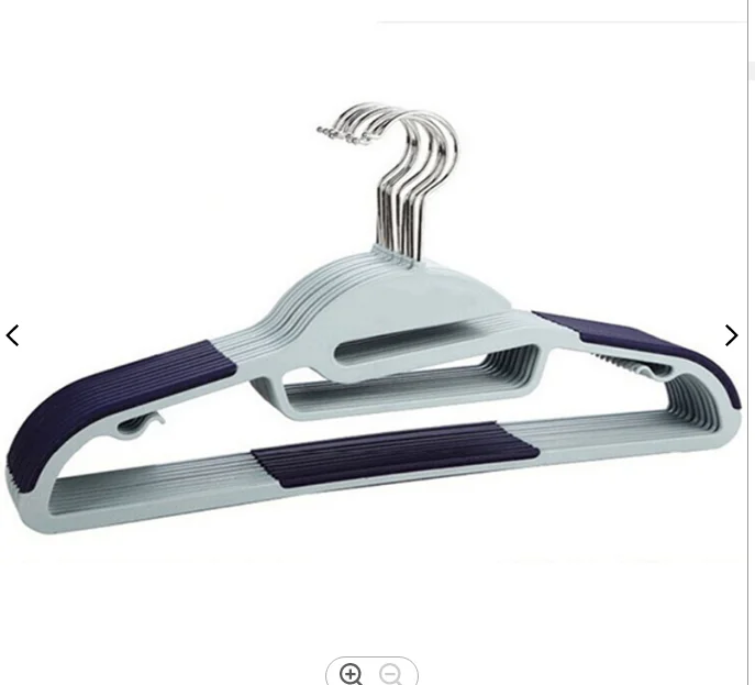 non slip colorful plastic hanger for suit