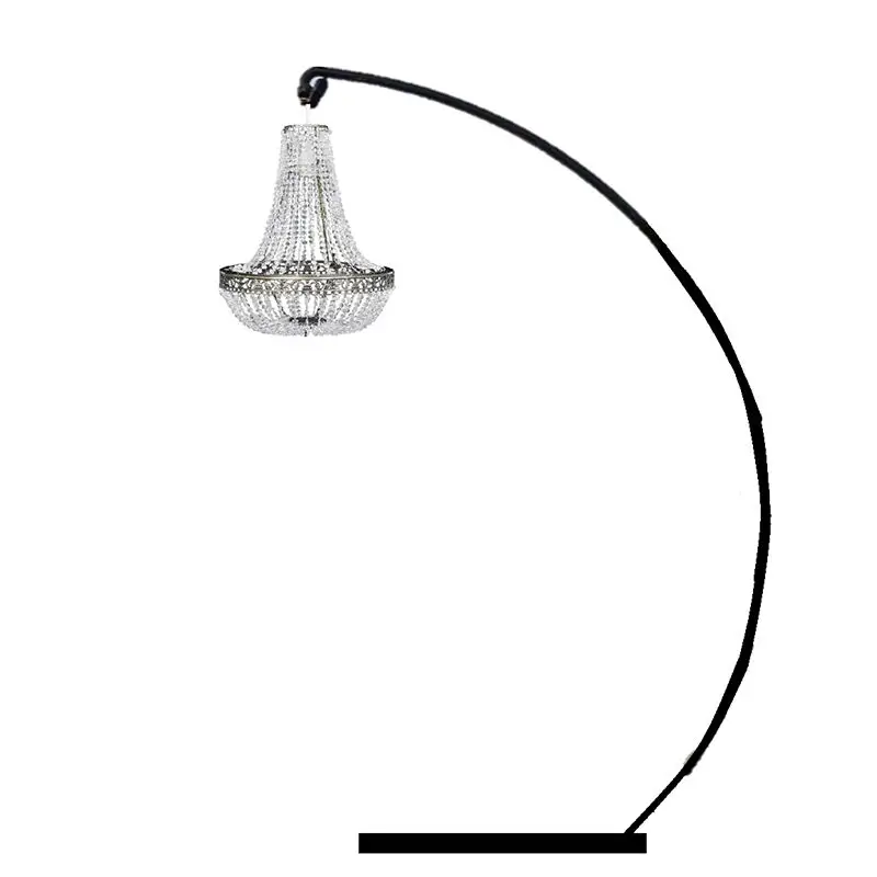 Luxury French Style Luxury Large Suspension Lights Bead Curtains Crystal Modern Indoor Pendant Wedding Event Lights